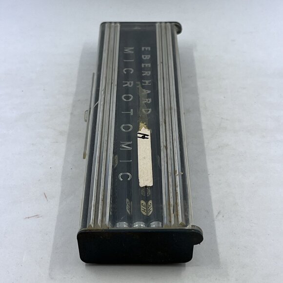 Vintage Eberhard Faber Microtomic 3H Woodclinched 600 Lot Of 5 In Plastic Case - Picture 11 of 11